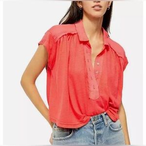 Free People Low Down popover Swing Top Size Medium